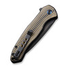 WE Knife Co Limited Edition Kitefin Titanium Black Gold (WE19002M-1) closed clipside