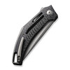 WE Knife Co Speedliner Twill Carbon Fiber (WE22045B-1) closed clipside