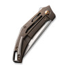 WE Knife Co Speedliner Titanium Bronze (WE22045C-2) closed clipside