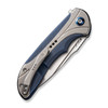 WE Knife Co Equivik Titanium Blue (WE23020-3) closed clipside