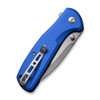 SENCUT ArcBlast Aluminum Blue (S22043B-3) closed clipside