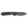 Vosteed Racoon Black Stonewashed Micarta Black (RCCB32VPMH) open clipside