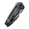 WE Knife Co Harpen Damasteel Hugin Titanium Grey (WE23019-DS1) closed clipside