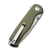 SENCUT Errant G10 OD Green (S23054B-2) closed clipside