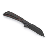 Finch Knife Co Hellfire Sabotage Red Shredded Carbon Fiber (HE140) open clipside