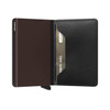 Secrid Slimwallet Original Black-Brown (SO-Black-Brown) open