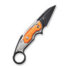 WE Knife Co Yardbird Titanium G10 Orange (WE22021-1) open
