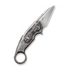 WE Knife Co Yardbird Titanium Aluminum Foil Carbon Fiber (WE22021-3) open