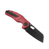 Kizer Sheepdog C01C Denim Micarta Red (V4488C4) open clipside