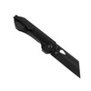 Kizer Huldra Titanium Black (Ki3665A1) open clipside