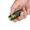 Olight Baton 4 EDC Flashlight 1300 Lumens Green (BATON-4-EDC-GRN) in hand