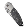 WE Knife Co Nitro OG Titanium Grey Marble Carbon Fiber Inlay (WE23035-1) closed