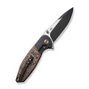 WE Knife Co Nitro OG Titanium Black Copper Carbon Fiber (WE23035-2) open clipside