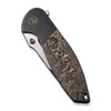 WE Knife Co Nitro OG Titanium Black Copper Carbon Fiber (WE23035-2) closed