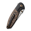 WE Knife Co Nitro OG Titanium Black Copper Carbon Fiber (WE23035-2) closed clipside