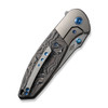 WE Knife Co Nitro OG Titanium Aluminum Foil Carbon Fiber (WE23035-3) closed clipside