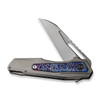 WE Knife Co Falcaria Polished Bead Blasted Titanium (WE23012B-1) half open