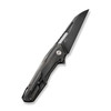 WE Knife Co Falcaria Grey Titanium Etched (WE23012B-4) open clipside