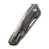 WE Knife Co Falcaria Damasteel Polished Grey Titanium (WE23012B-DS1) closed clipside