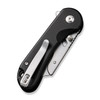 CIVIVI Elementum Utility Aluminum Black (C23039B-1) closed clipside