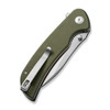 SENCUT Borzam G10 OD Green (S23077-1) closed clipside