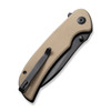 SENCUT Borzam G10 Tan (S23077-2) closed clipside