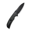 SENCUT Borzam Micarta Black (S23077-3) open clipside