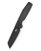 Bestech Slasher Black Stonewashed D2 Micarta Black (BG56A-2) 