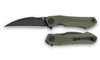 Bestech Ivy Black Stonewashed 14C28N G10 OD Green (BG59C)