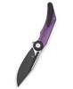Bestech Seraph Black Stonewashed M390 Ti Purple (BT2403C)