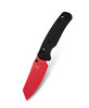 Bestechman Cicada's Wing Red Blade G10 Black (BMK06F)