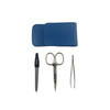 Erbe Solingen 3-pc Mani Set Carbon Nickel Plated Blue (9071)