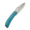 WE Inmate Titanium Blue with Golden Raindrops (WE23096B-3)