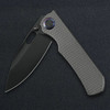 Kunwu Excalibur DLC Blade Ti Beadblast Grey (K709T-3) half front