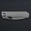 Kunwu Excalibur Ti Beadblast Grey (K709T-2) closed front