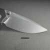 Vosteed Psyop 299 Stonewashed S35VN Micarta Green & Titanium Bolster (A2220)