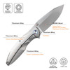 Remette RT Cool Whale Titanium Ceramic Sandblasting (RTCL-T1)