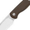 Kizer Drop Bear Fix Norplex UltreX Micarta Brown (1094A2)