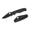 Spyderco Reveal 19 ButtonUp Carbon Fiber Black Blade Plain/Serrated (C275CFPSBK)