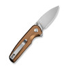 CIVIVI Mini Shakan Ripple Patterned Aluminum Coyote Brown (C20052F-3)