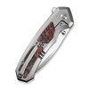 WE Corwyn Polished Titanium with Lava Flow Fat Carbon Fiber Inlay (WE24088-4)