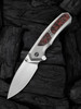 WE Corwyn Polished Titanium with Lava Flow Fat Carbon Fiber Inlay (WE24088-4)