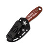 Kizer HARE G10 Red Christmas (1077MC1)
in sheath