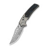 WE Knife Skynix Titanium Grey Carbon Fiber Inlay Damasteel (WE24087-DS1)