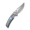 WE Knife Skynix Titanium Grey Flamed Titanium Inlay (WE24087-2)
open clipside