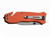 Black Tusk Rescue Knife Orange + Favourlight Sirius Rechargeable Flashlight (WEB20)