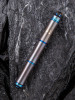 WE Syrinx Blue Titanium Pen - closed