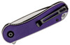 CIVIVI Elementum Purple G10 - closed pocket clip
