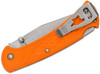 Buck 112 Slim Select Blaze Orange - closed pocket clip