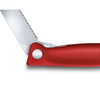 Victorinox Swiss Classic Folding Utility Knife Red - hinge